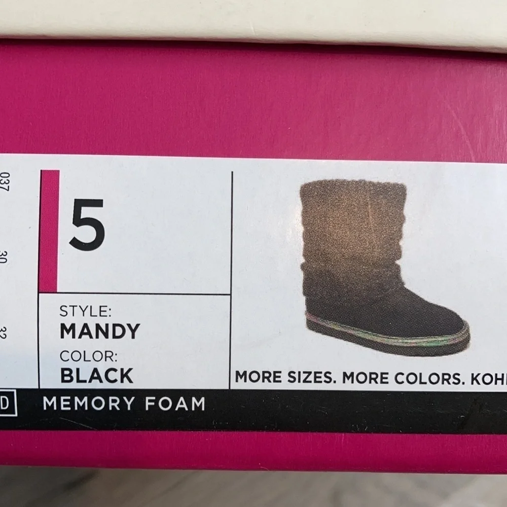 SO Mandy SLOUCH black rainbow SWEATER Boots